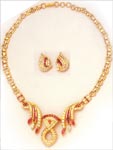 Code KJGJC 2922Gold 22 ktWeight 50 gmsRuby 7 ctCubic Zircons 7 ct, click here to see large picture.