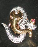 Code KJDL GL-2Gold 18 ktWeight 2.090 gmsDipc. 20Diamond 0.090 ctGaneshRs 3,300/-, click here to see large picture.