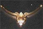 Code KJDP TN-116Gold 18 ktWeight 1.990 gmsDipc. 4Diamond 0.24 ctRs 6,400/-, click here to see large picture.
