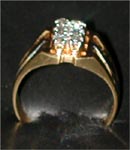 Code KJDRM GRN-4Gold 18 ktWeight 5.380 gmsDipc. 6Diamond 0.370 ct (M)Rs 13,500/-, click here to see large picture.