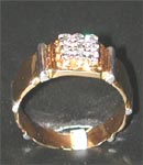 Code KJDRM GRN-10Gold 18 ktWeight 6.350 gmsDipc. 9Diamond 0.290 ct (M)Rs 11,500/-, click here to see large picture.