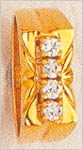 Code KJDRM 1102Gold 18 ktWeight 6 gmsDiamond 0.30 ct, click here to see large picture.